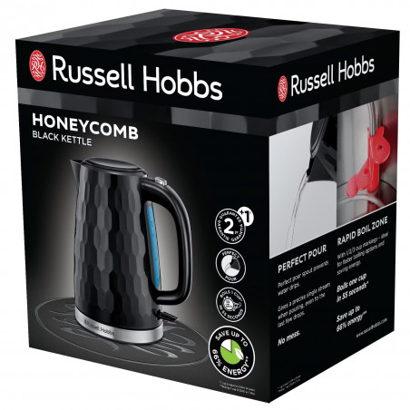 Ηλεκτρικός βραστήρας Russell Hobbs Honeycomb 26051-70, 2400 W, 1,7 L, Ταχεία λειτουργία βρασμού