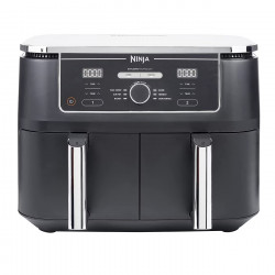 Φριτέζα αέρος Ninja AF400EU, 2470W, 9.5 lt, 6 Προεπιλεγμένα προγράμματα, Διπλό αποσπώμενο κάδο, Μαύρο