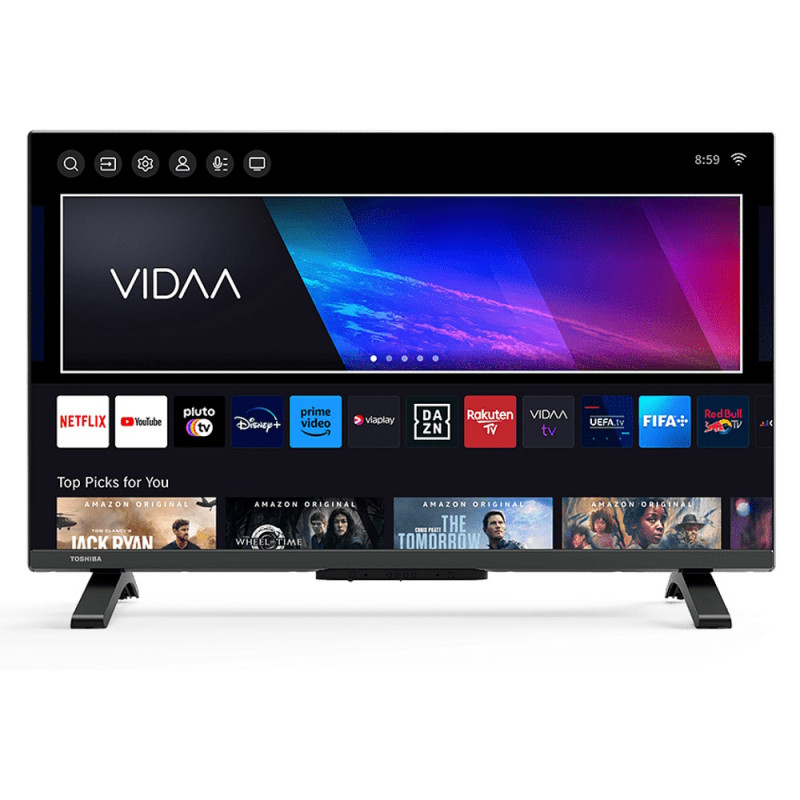 Τηλεόραση Toshiba 32WV2E63DG, VIDAA SMART, 1366x768 HD Ready, LED, 32 ίντσες, 81 cm, Μαύρο