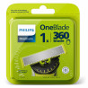 Ανταλακτικό Philips OneBlade 360 ​​QP410/50, 360 μοίρες, Διπλής όψης, Ένδειξη αλλαγής, Υγρό και στεγνό, Γκρι/πράσινο