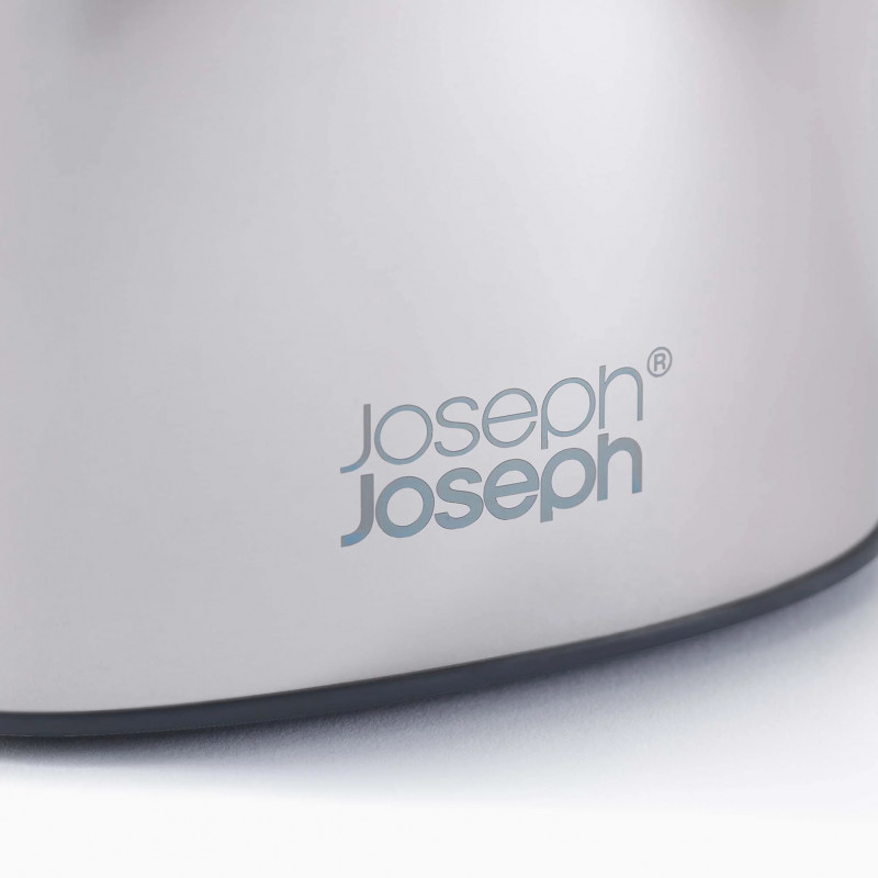 Βούρτσα τουαλέτας Joseph Joseph Flex 360 Luxe 70583, Αντικαταστάσιμη κεφαλή σιλικόνης, Inox