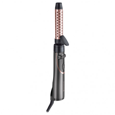 Βούρτσα στεγνώματος και styling Remington Curl and Straight Confidence AS8606, 800W, Κεραμική επίστρωση, Ionic Conditioning, Cool Shot, Μαύρο/Ροζ