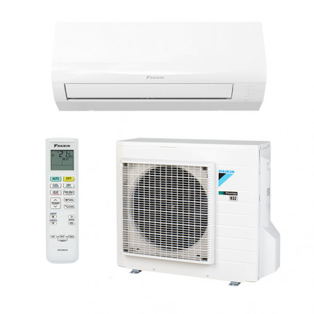 Κλιματιστικό inverter Daikin Sensira FTXF35E/RXF35E, 12000 BTU, A++ / A+, 24ωρο χρονόμετρο, Economy mode, Λευκό