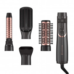 Βούρτσα στεγνώματος και styling Remington Curl and Straight Confidence AS8606, 800W, Κεραμική επίστρωση, Ionic Conditioning, Cool Shot, Μαύρο/Ροζ