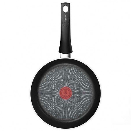 Τηγάνι Tefal C2920453 Force, 24 cm, Αντικολλητική επίστρωση, Thermo-signal, Thermo-Fusion, Induction, Μαύρο