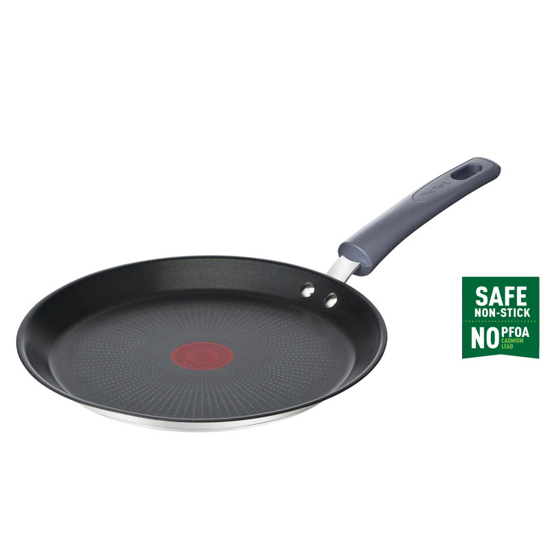 Τηγάνι Tefal G7313855 Daily Cook, 25 cm, Αντικολλητική επίστρωση, Θερμοσήμα, Επαγωγή, Ανοξείδωτο