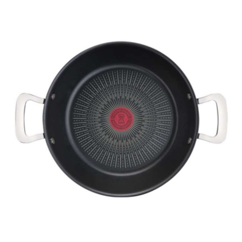 Τηγάνι Wok  Tefal G2557172 SHAL26CV M Απεριόριστο, 26 cm, Καπάκι, Αντικολλητική επίστρωση, Θερμοσήμα, Επαγωγή, Μαύρο