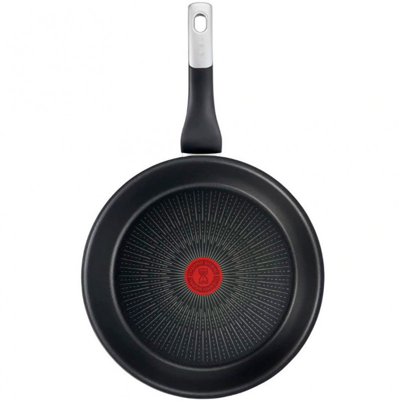 Τηγάνι Tefal G2550772, 30 cm, επικάλυψη τιτανίου, Thermo-Spot, Induction, Μαύρο