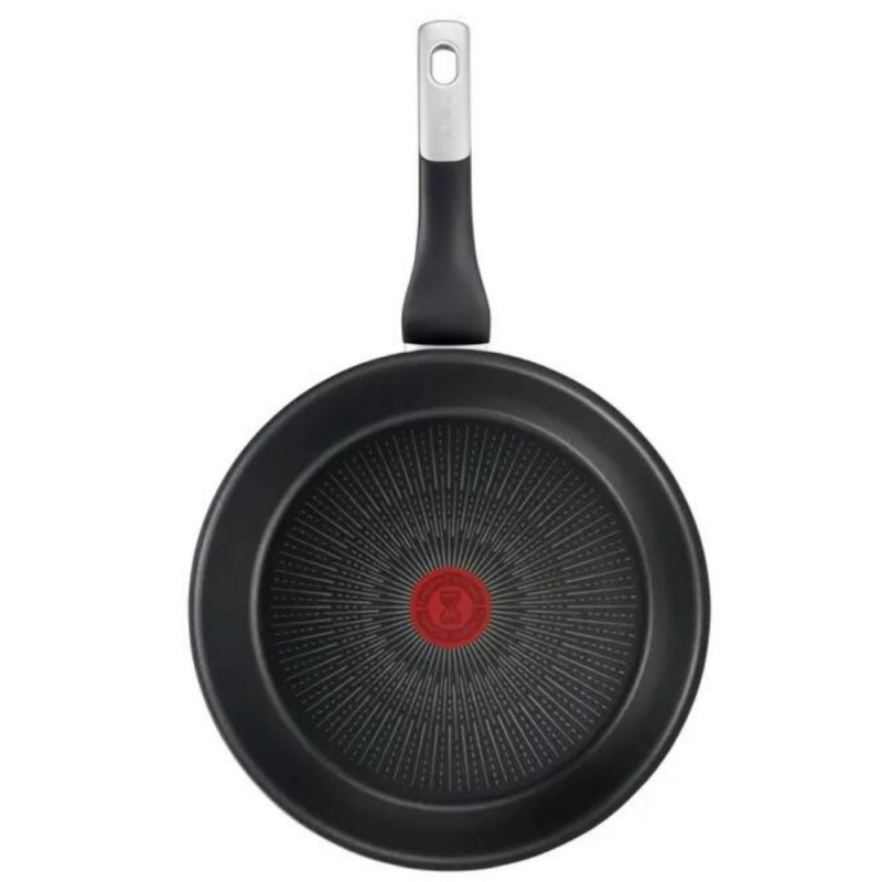 Τηγάνι Tefal G2550472, 24 cm, επικάλυψη τιτανίου, Thermo-Spot, Induction, Χωρίς PFOA, Μαύρο