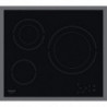 Κεραμική ενσωματωμένη εστία Hotpoint-Ariston HR 603X/1, 4500W, 4 ζώνες, 9 επίπεδα, χρονοδιακόπτης, μαύρο