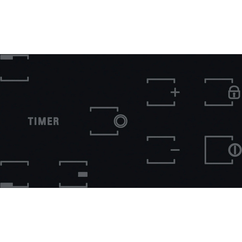 Κεραμική ενσωματωμένη εστία Hotpoint-Ariston HR 603X/1, 4500W, 4 ζώνες, 9 επίπεδα, χρονοδιακόπτης, μαύρο