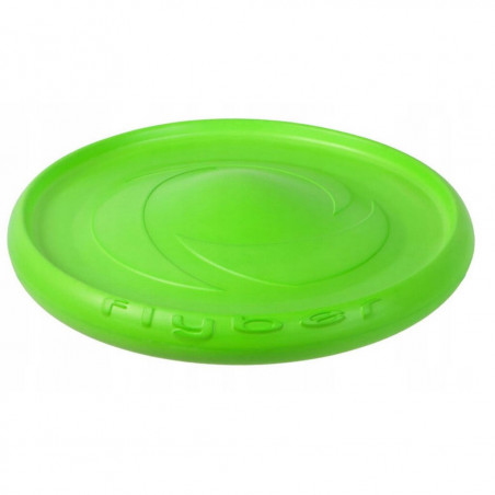 Frisbee Σκύλου Flyber 62175, 22 cm, Μοναδικό σχήμα, Αβλαβές για τα δόντια του σκυλιού, Πράσινο