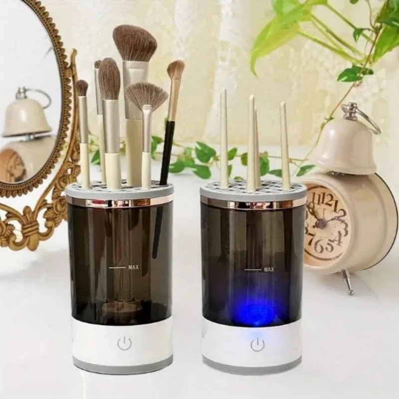 Vivva Brushnista Professional Brush Cleaner Μακιγιάζ, 2 σε 1, Συμπαγής σχεδίαση, USB, Λευκό