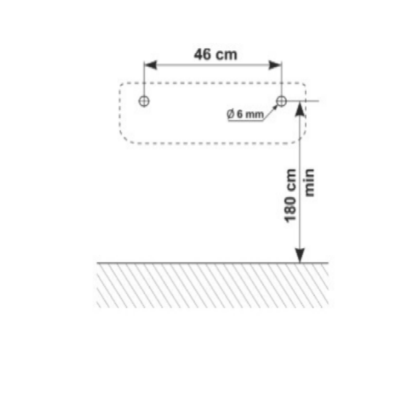 Κεραμική θερμάστρα τοίχου Rosberg R51973A, 2000W, PTC, Χρονοδιακόπτης, Τηλεχειριστήριο, LED, Λευκό