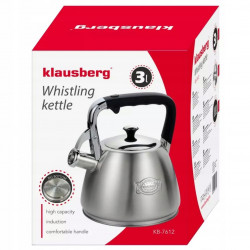 Βραστήρας Klausberg KB 7612, 3l, Επαγωγή, Θερμομονωμένη λαβή, Inox