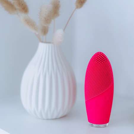 Beautifly B-Fresh Slim Sonic Facial Brush, 8000 rpm/min, 9 επίπεδα, 2 λειτουργίες, σιλικόνη ιατρικού βαθμού, IPX7, ροζ