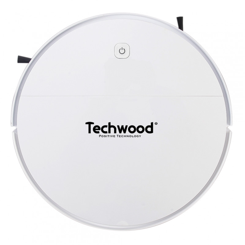 Ρομποτική ηλεκτρική σκούπα 2 σε 1 Techwood TAR-2031, 450 Pa, 350 ml, Σφουγγαρίστρα, Αυτονομία 90 λεπτά, Λευκό