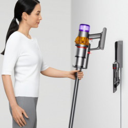 Κάθετη ηλεκτρική σκούπα Dyson V15 Detect Аbsolute, 660W, 0.76 l, 60 λεπτά αυτονομία, Αισθητήρες, 3 λειτουργίες, LCD, Γκρι