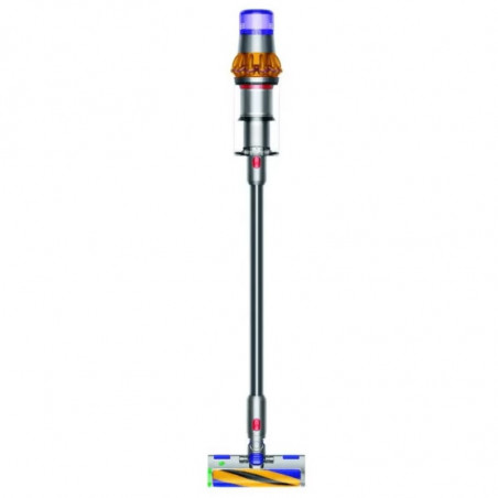 Κάθετη ηλεκτρική σκούπα Dyson V15 Detect Аbsolute, 660W, 0.76 l, 60 λεπτά αυτονομία, Αισθητήρες, 3 λειτουργίες, LCD, Γκρι