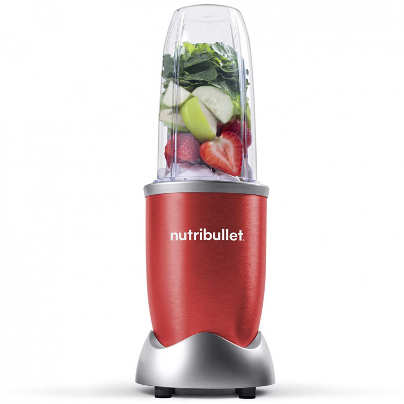 Μπλέντερ Nutribullet NB907R, 900W, 950 ml, διακόπτης πάγου, παλμός, χωρίς BPA, κόκκινο