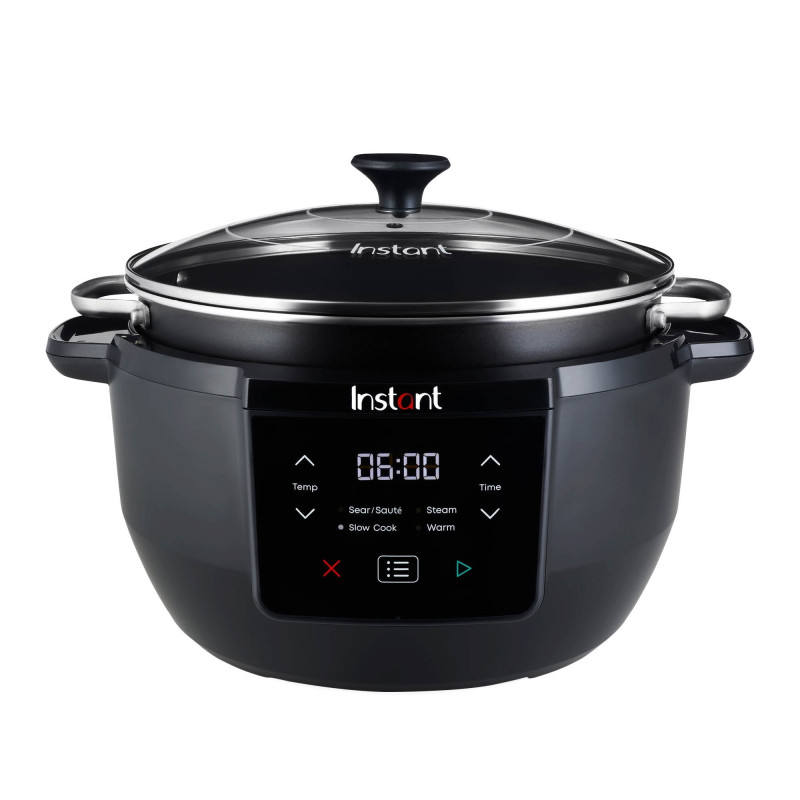 Slow Cooker Instant Pot Superior 140612801, 800W, 7,1l, Έως 10 μερίδες, 4 προγράμματα, Keep warm, Μαύρο