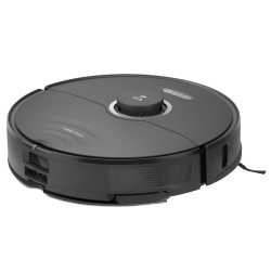 Ηλεκτρική σκούπα ρομπότ Roborock S8 Pro Ultra, 50W, Wi-Fi, 6000Pa, 750ml, 300m2, Αυτονομία έως 180 λεπτά, Turbo, Φωνητικές εντολές, Μαύρο