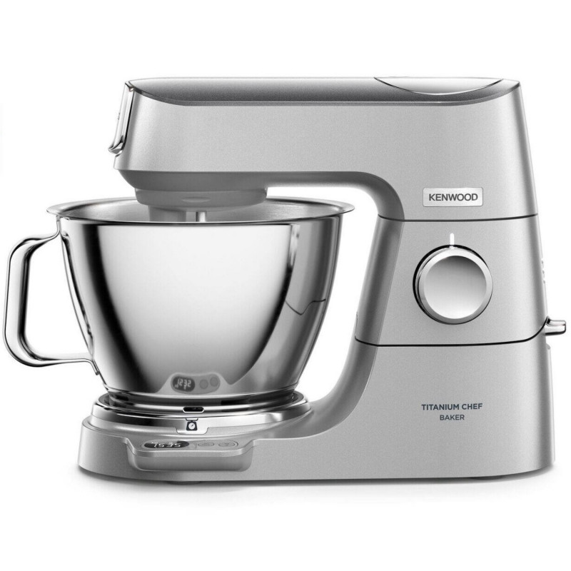 Kenwood Chef Πλανητικό μίξερ KVC85.004SI, 1200 W, 2 μπολ 3.5/5 l, 9 ταχύτητες, Παλμός, Ενσωματωμένη κλίμακα, Ασημί