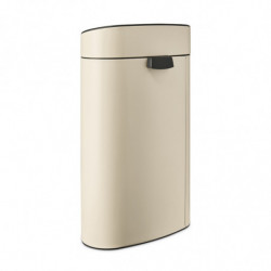 Κάδος απορριμμάτων Brabantia Touch Bin New 40L, Ομαλό και αθόρυβο άνοιγμα, Μεγάλο άνοιγμα, Μπεζ