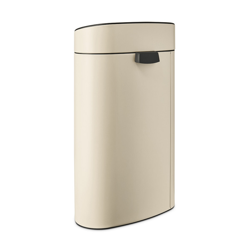 Κάδος απορριμμάτων Brabantia Touch Bin New 40L, Ομαλό και αθόρυβο άνοιγμα, Μεγάλο άνοιγμα, Μπεζ