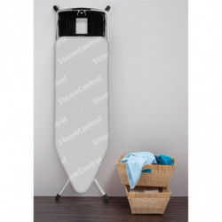 Σιδερώστρα Brabantia C 124x45cm 7 θέσεις ρύθμισης, Γεννήτρια ατμού και βάση σιδήρου, Έλεγχος ατμού, Aqua Bowl, Γκρι