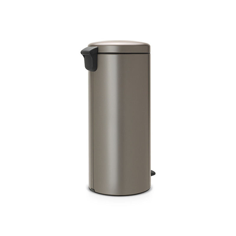 Κάδος με πεντάλ Brabantia NewIcon 649057, 30 l, Εύκολο κλείσιμο, Αντιολισθητική βάση, Γκρι