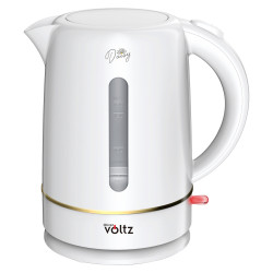 Ηλεκτρικός βραστήρας Oliver Voltz Daisy OV51230W, 2200W, 1.7 l, Αυτόματη απενεργοποίηση, Λευκό