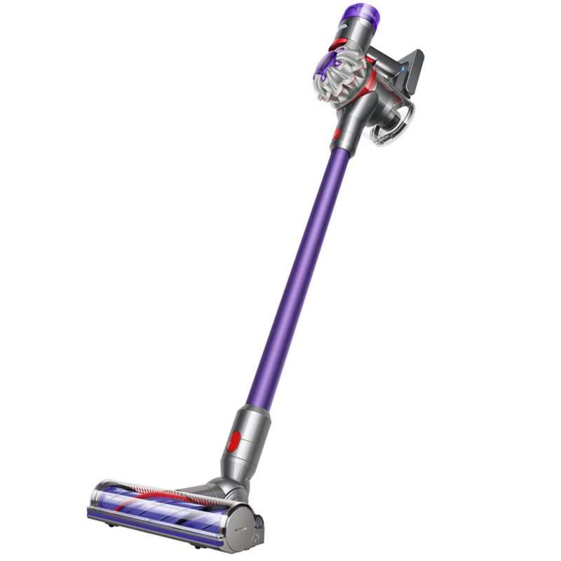 Κάθετη ηλεκτρική σκούπα Dyson V8 Origin 400394-01, 150AW, 540ml, 110000 rpm/min, Αυτονομία έως 40 λεπτά, HEPA, Μωβ/Ασημί