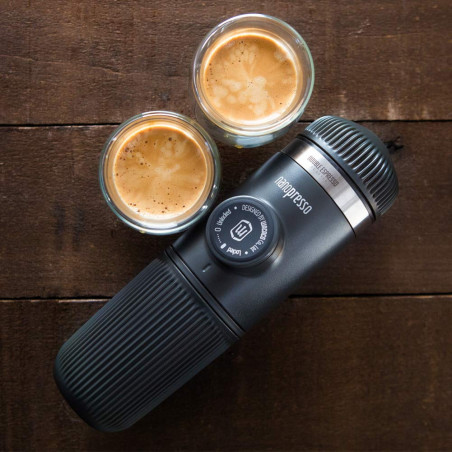 Διπλός αντάπτορας εσπρέσο Κιτ Wacaco Nanopresso Barista, 140 ml, Γκρι