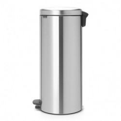 Κάδος με πεντάλ Brabantia NewIcon 649056, 30 l, Εύκολο κλείσιμο, Αντιολισθητική βάση, Inox/Matt