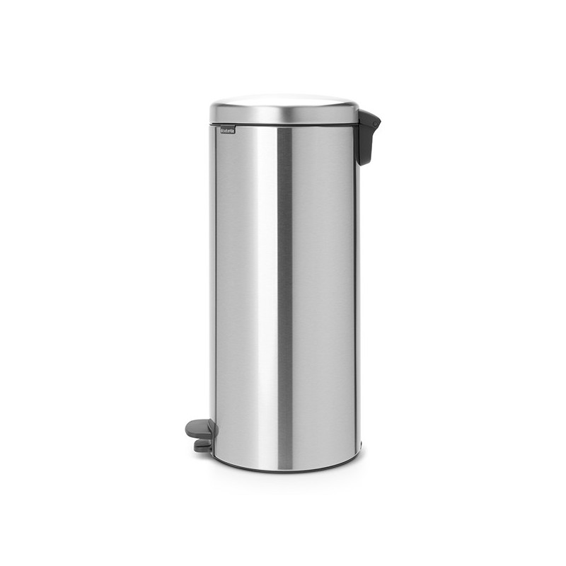 Κάδος με πεντάλ Brabantia NewIcon 649056, 30 l, Εύκολο κλείσιμο, Αντιολισθητική βάση, Inox/Matt