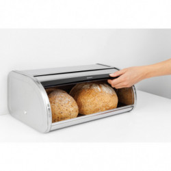 Κουτί για ψωμί Brabantia Roll Top 646881, 16 l, 44,5x26 cm, Ελαφριά και δυνατή κατασκευή, Inox