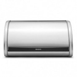 Κουτί για ψωμί Brabantia Roll Top 646889, 11 l, 31,6x26,5 cm, Ειδική δομή, Inox/Ματ