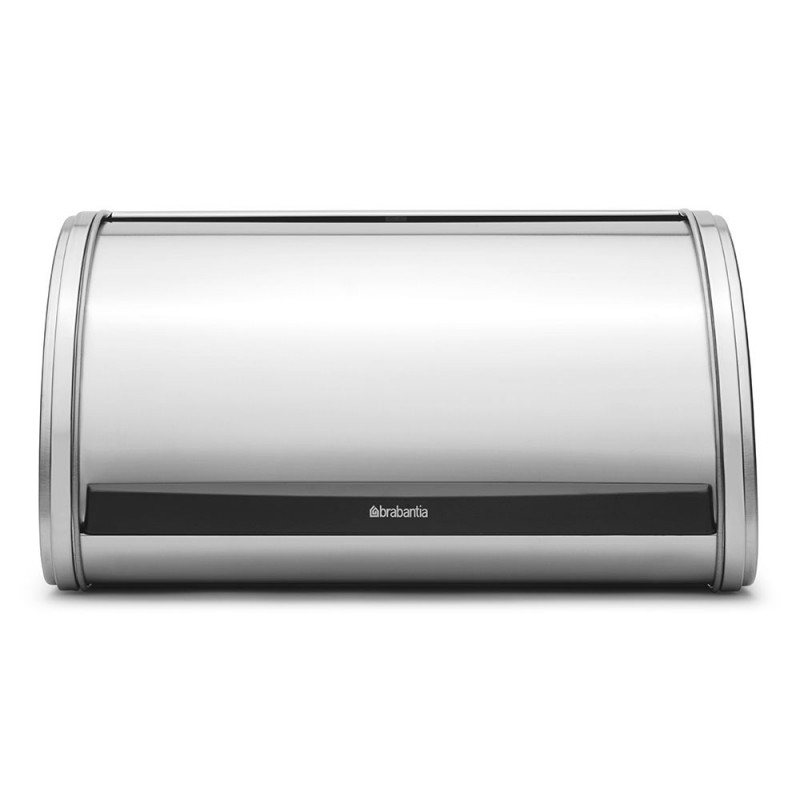 Κουτί για ψωμί Brabantia Roll Top 646889, 11 l, 31,6x26,5 cm, Ειδική δομή, Inox/Ματ