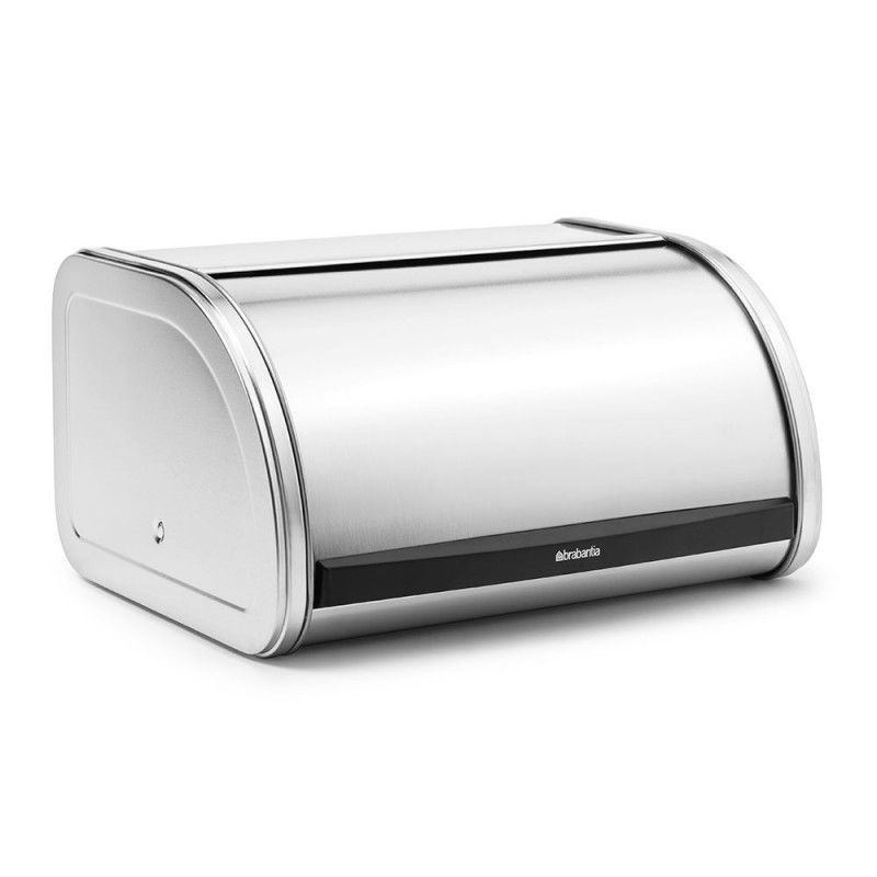 Κουτί για ψωμί Brabantia Roll Top 646889, 11 l, 31,6x26,5 cm, Ειδική δομή, Inox/Ματ