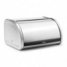 Κουτί για ψωμί Brabantia Roll Top 646889, 11 l, 31,6x26,5 cm, Ειδική δομή, Inox/Ματ