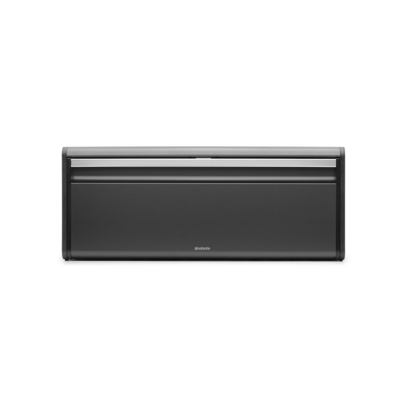 Κουτί για ψωμί Brabantia Fall Front 1008871, 18 l, 46,5x25 cm, Επιτοίχια, Σκούρο γκρι