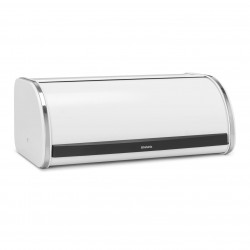 Κουτί για ψωμί Brabantia Roll Top 1003250, 16 l, 44,5x26 cm, Ελαφριά και στιβαρή κατασκευή, Λευκό/Inox