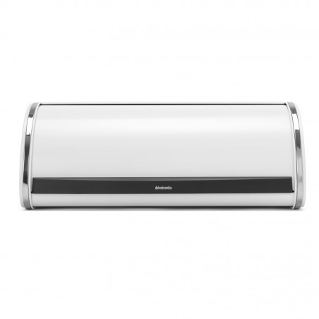 Κουτί για ψωμί Brabantia Roll Top 1003250, 16 l, 44,5x26 cm, Ελαφριά και στιβαρή κατασκευή, Λευκό/Inox