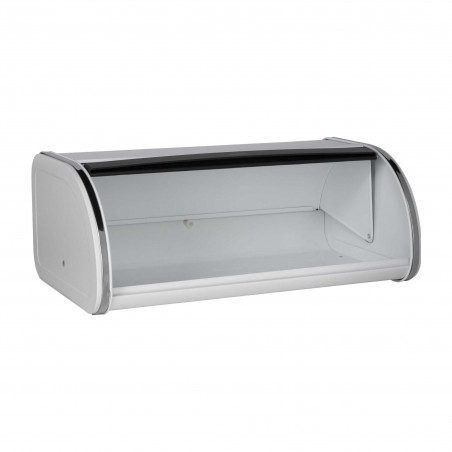 Κουτί για ψωμί Brabantia Roll Top 1003250, 16 l, 44,5x26 cm, Ελαφριά και στιβαρή κατασκευή, Λευκό/Inox