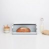 Κουτί για ψωμί Brabantia Roll Top 1003250, 16 l, 44,5x26 cm, Ελαφριά και στιβαρή κατασκευή, Λευκό/Inox