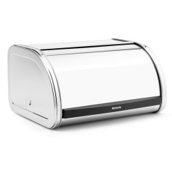 Κουτί για ψωμί Brabantia Roll Top 646888, 11 l, 31,6x26,5 cm, Ειδική κατασκευή, Inox