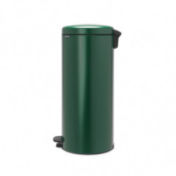 Κάδος με πεντάλ Brabantia NewIcon 1003210, 30 l, Εύκολο κλείσιμο, Αντιολισθητική βάση, Σκούρο πράσινο