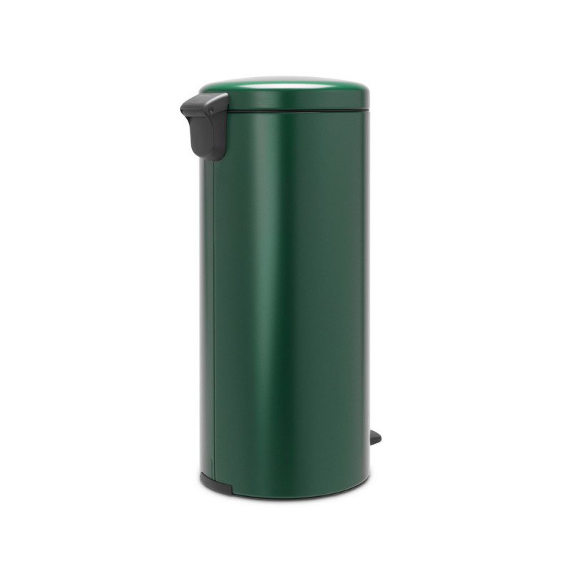 Κάδος με πεντάλ Brabantia NewIcon 1003210, 30 l, Εύκολο κλείσιμο, Αντιολισθητική βάση, Σκούρο πράσινο