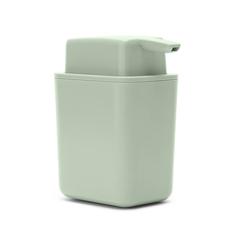 Δοχείο υγρού σαπουνιού Brabantia SinkSide 1005609, 250 ml, Εύκολο στο καθάρισμα, Λαστιχένια βάση, Ανοιχτό πράσινο